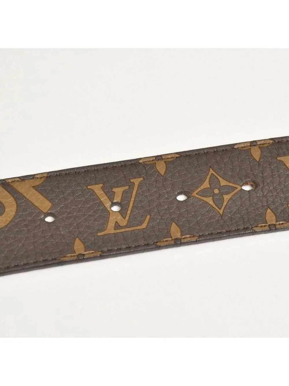Louis Vuitton Supreme Ceinture LV Belt 90/36 Brown Gold